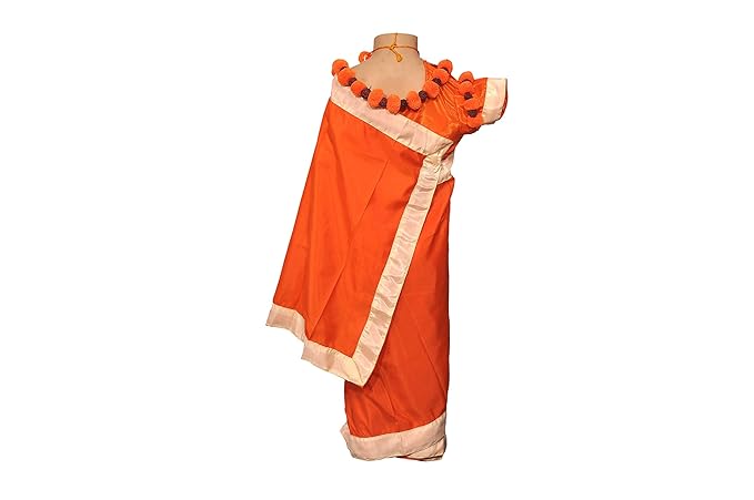 Raj Costume Kid's Dresses Devi Saree Costumes For Girls With Jewellery | Vanvasi Seeta, Mythological Character Fancy Dress