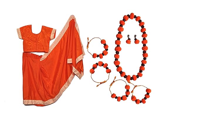 Raj Costume Kid's Dresses Devi Saree Costumes For Girls With Jewellery | Vanvasi Seeta, Mythological Character Fancy Dress
