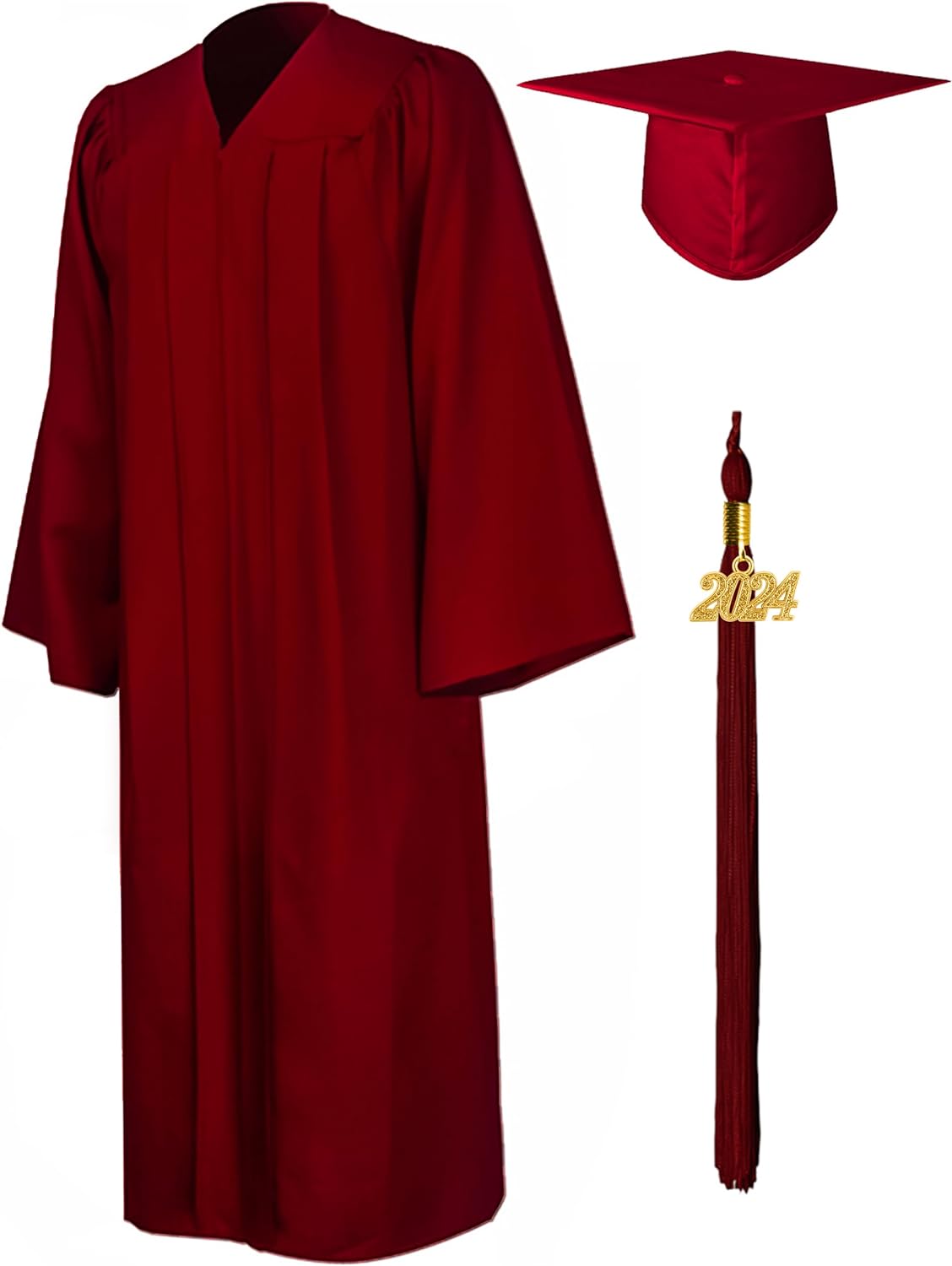 Raj Costume Convocation Dress Gradution Gown and Cap for Kids Adult Men Women Girls College School Degree Gown Academic Gown