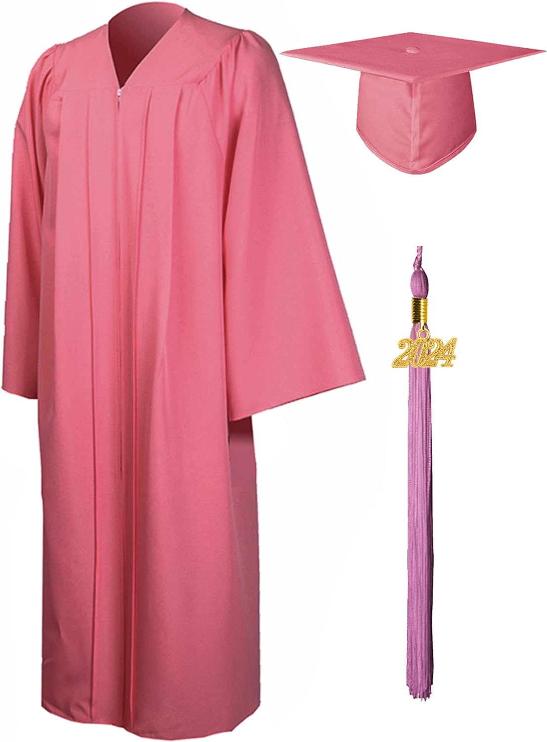 Raj Costume Convocation Dress Gradution Gown and Cap for Kids Adult Men Women Girls College School Degree Gown Academic Gown