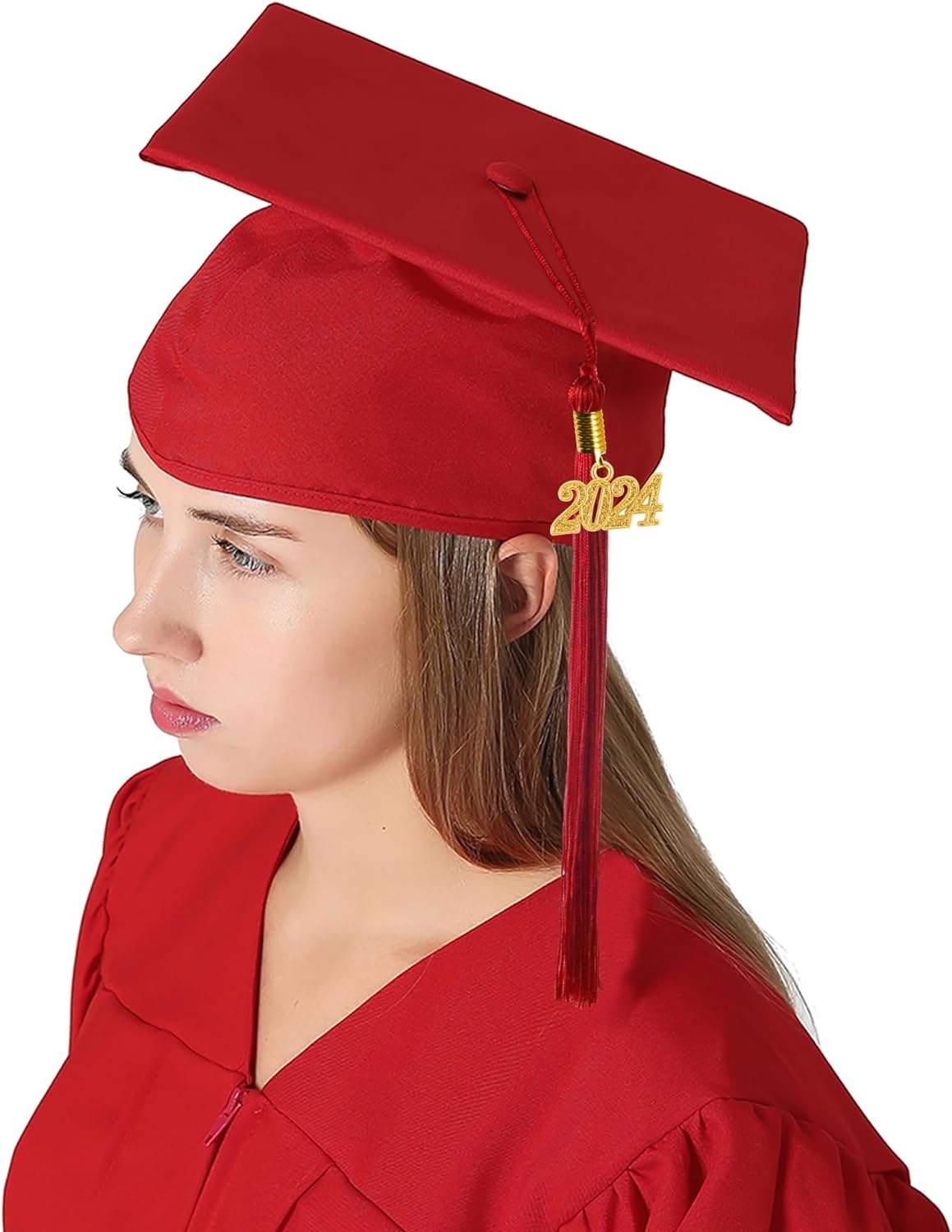 Raj Costume Convocation Dress Gradution Gown and Cap for Kids Adult Men Women Girls College School Degree Gown Academic Gown