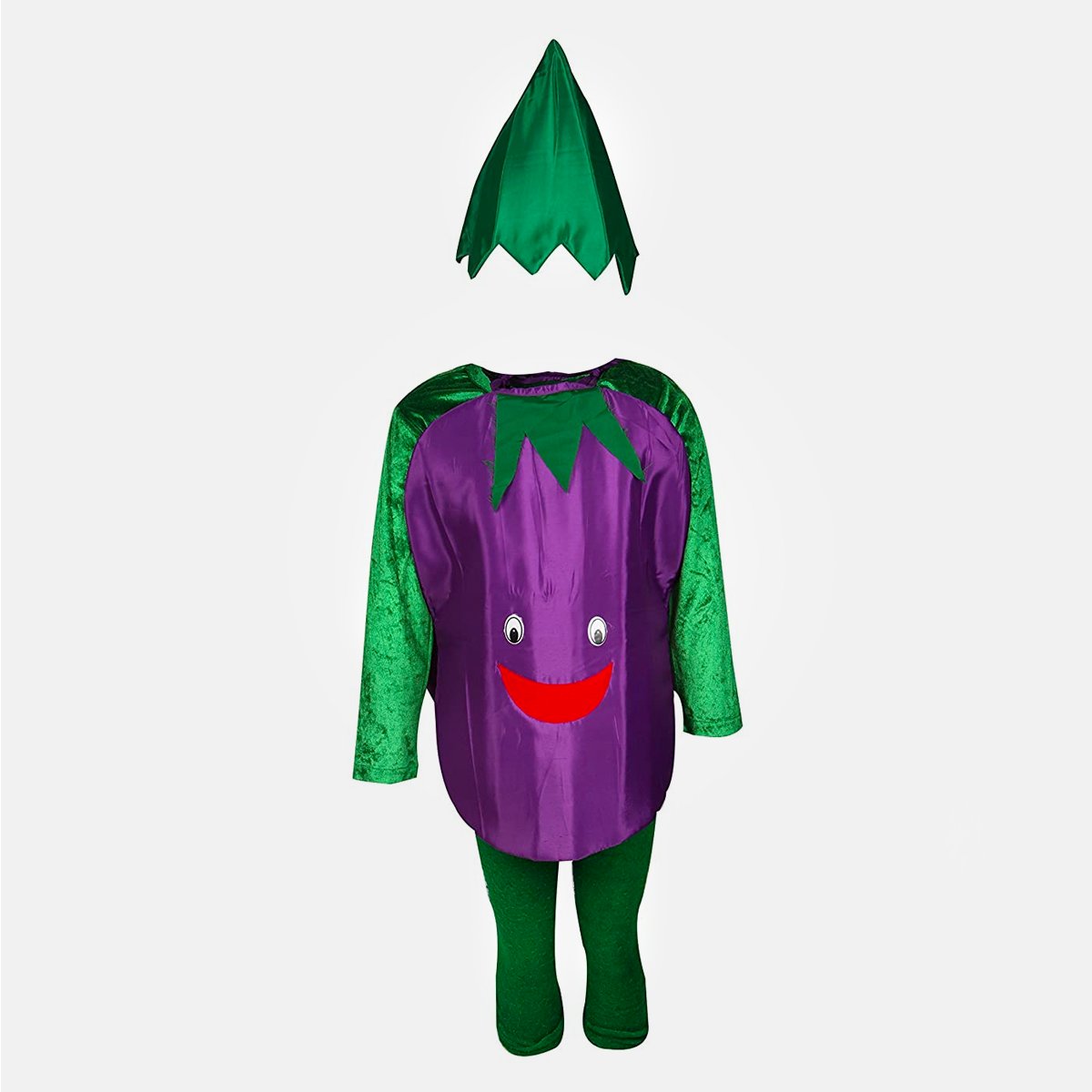 Kids Vegetables Fancy Dress & Costume school function Theme Party - Purple