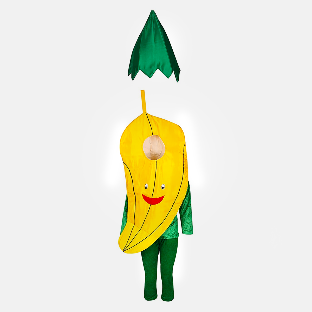Kids Vegetables Fancy Dress & Costume school function Theme Party - Yellow - Banana