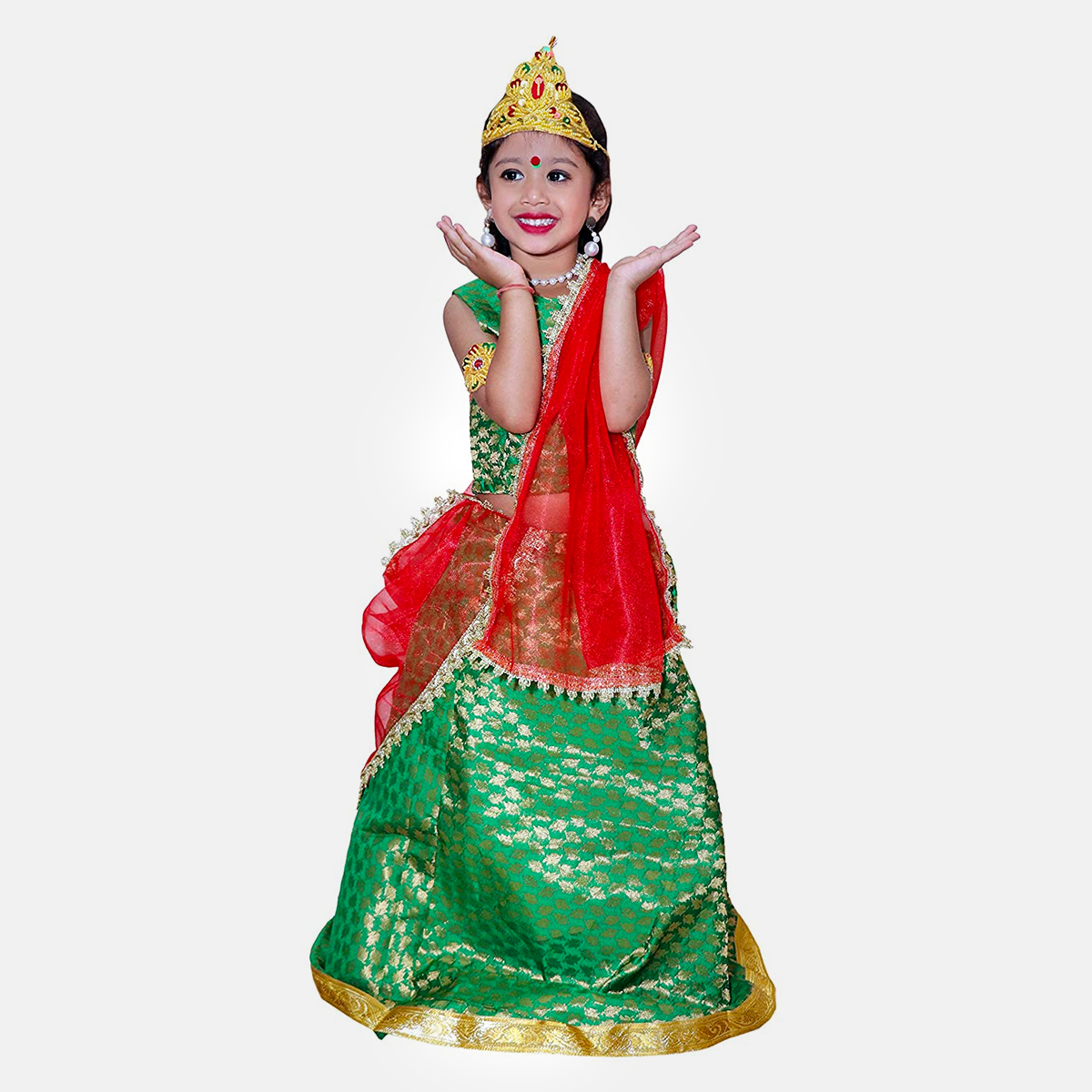 Brocade Fabric Mythological Character Sita Costume