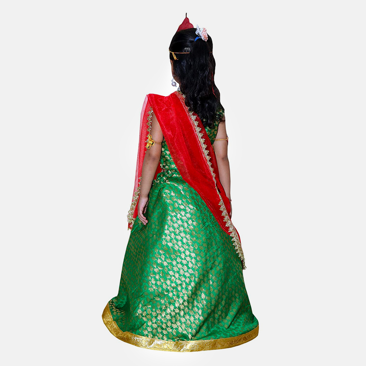 Brocade Fabric Mythological Character Sita Costume