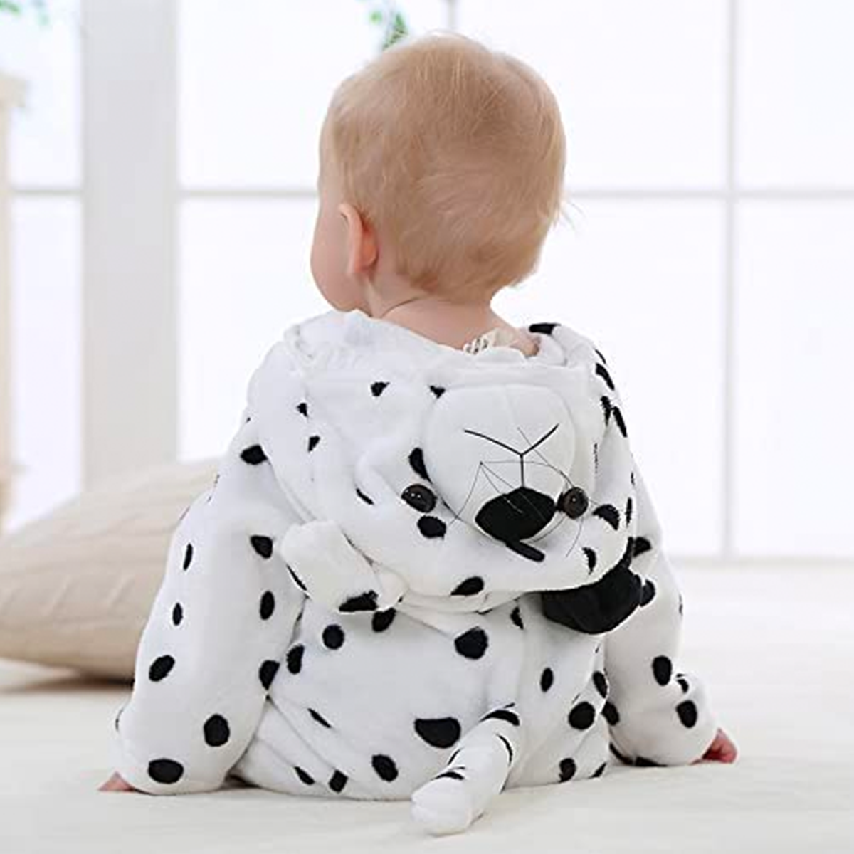 Animal Costume Toddler Winter Autumn Flannel Hooded Romper Cosplay Outfits & Jumpsuit For Unisex Baby & Kids - Winter Dog