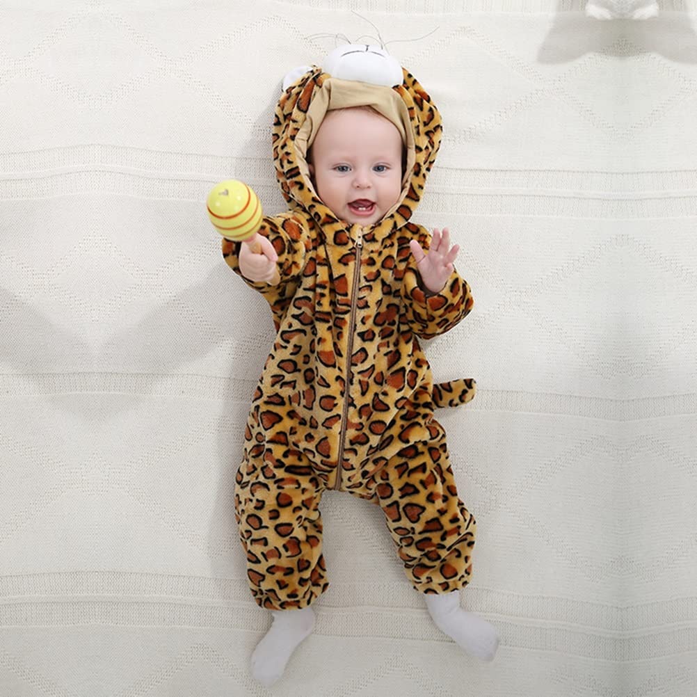 Animal Costume Toddler Winter Autumn Outfits & Jumpsuit For Unisex Baby & Kids - Leopard