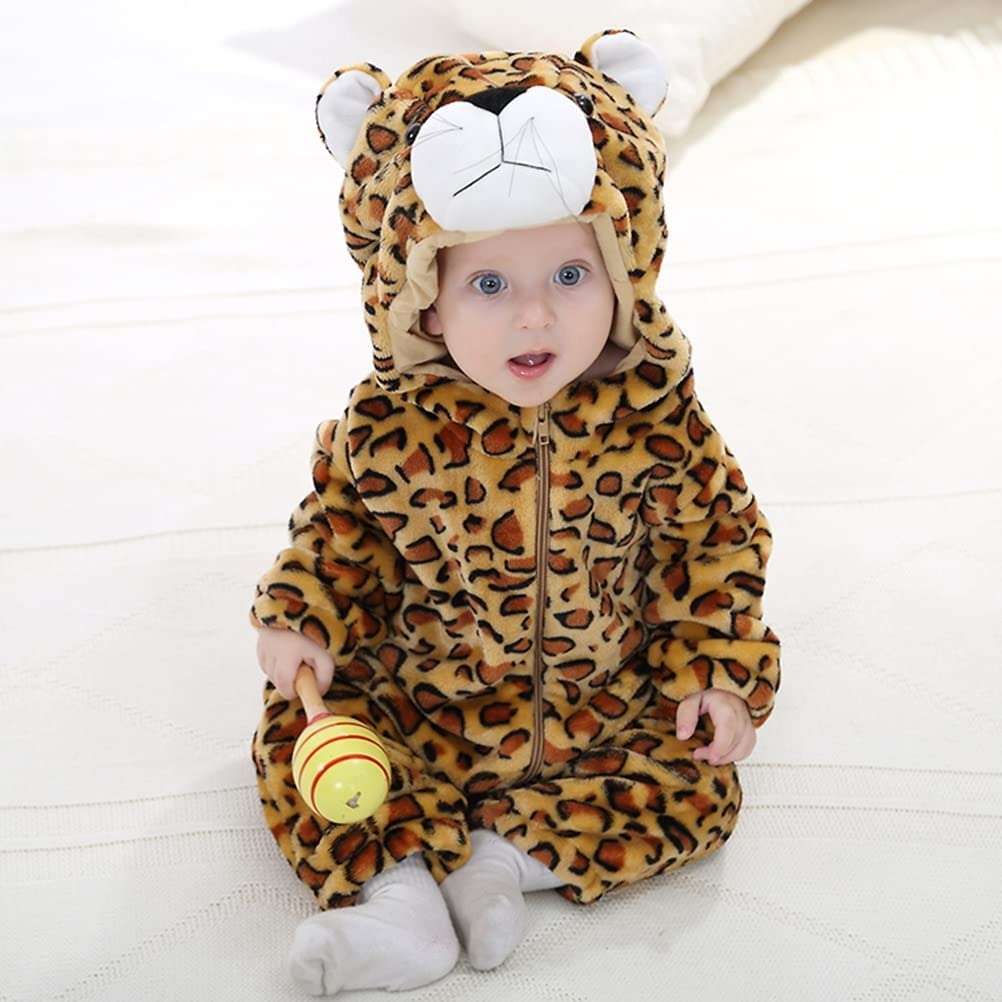 Animal Costume Toddler Winter Autumn Outfits & Jumpsuit For Unisex Baby & Kids - Leopard