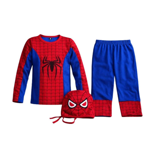 Raj Costume Superhero Costume for Kids | Spider Style Fancy Dress Set with Mask | Halloween, Birthday Party & Cosplay Outfit for Boys & Girls