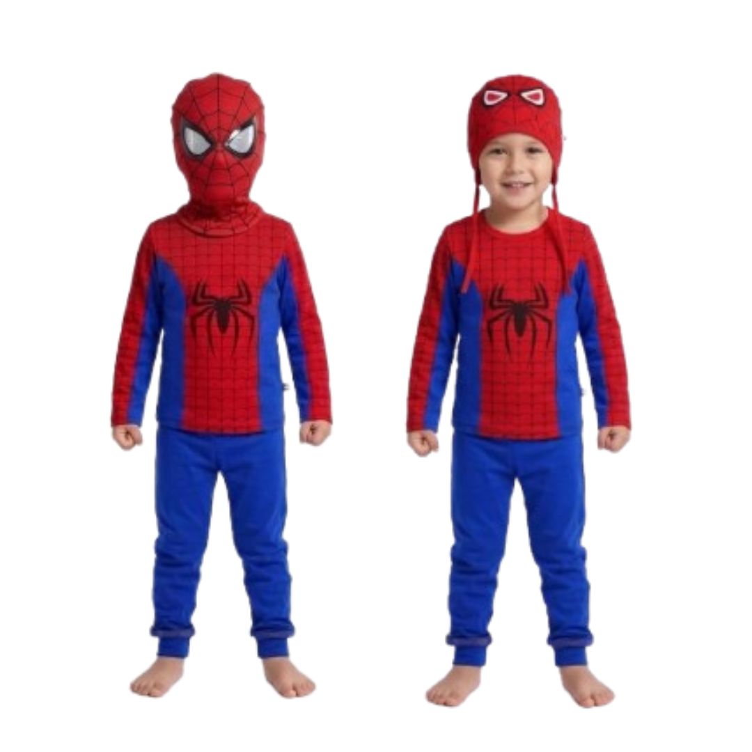 Raj Costume Superhero Costume for Kids | Spider Style Fancy Dress Set with Mask | Halloween, Birthday Party & Cosplay Outfit for Boys & Girls