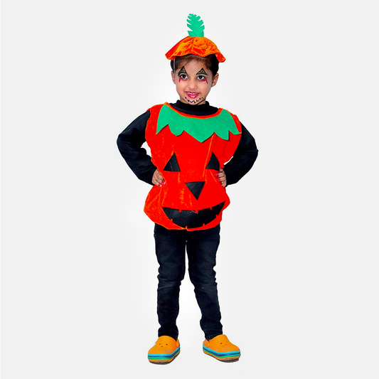 Kids Ghost Halloween Black Scary California Cosplay Fly Gown costume - Pumpkin