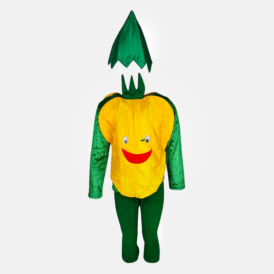 Kids Vegetables Fancy Dress & Costume school function Theme Party - Yellow/Green