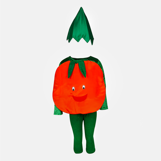 Kids Vegetables Fancy Dress & Costume school function Theme Party - Red