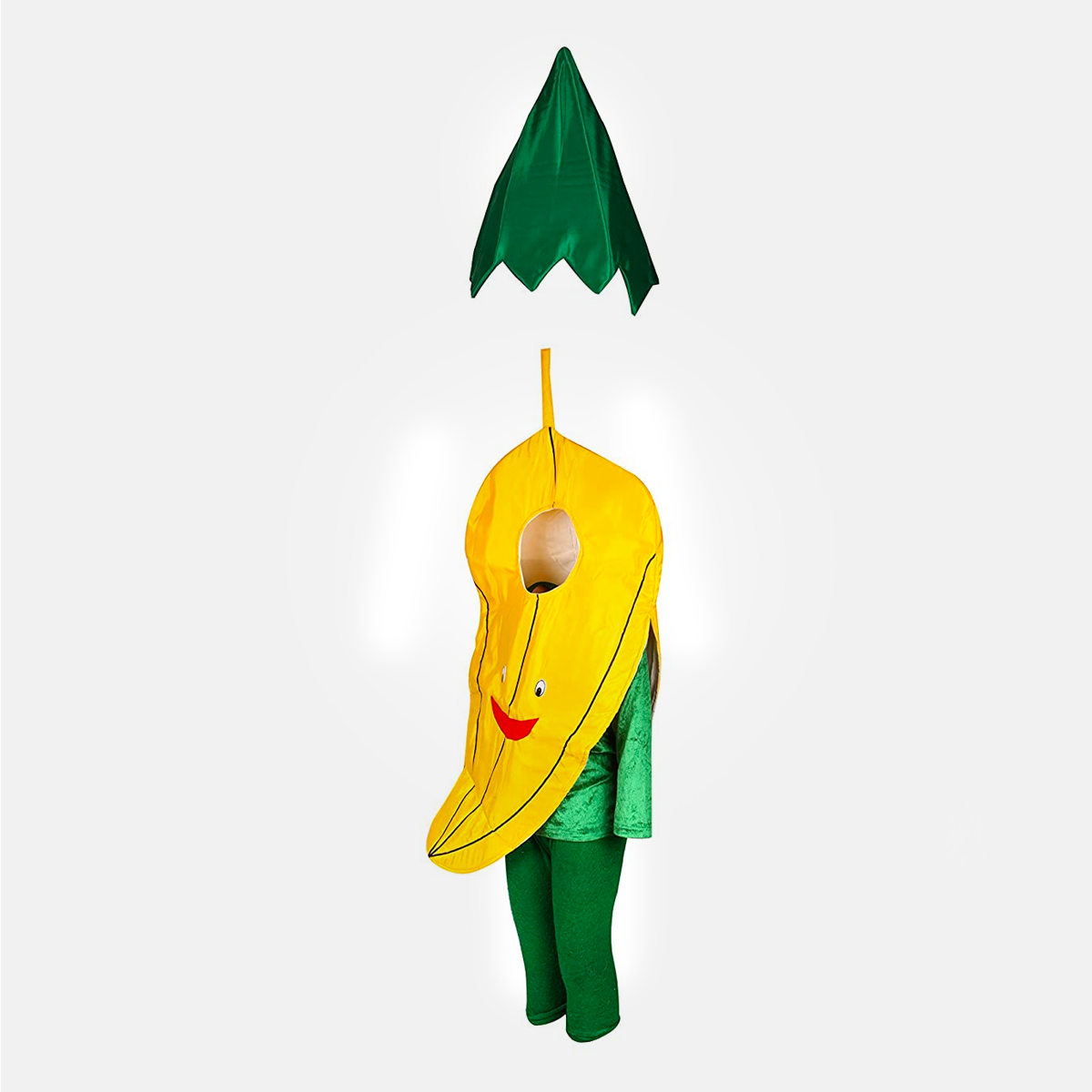 Kids Vegetables Fancy Dress & Costume school function Theme Party - Yellow - Banana