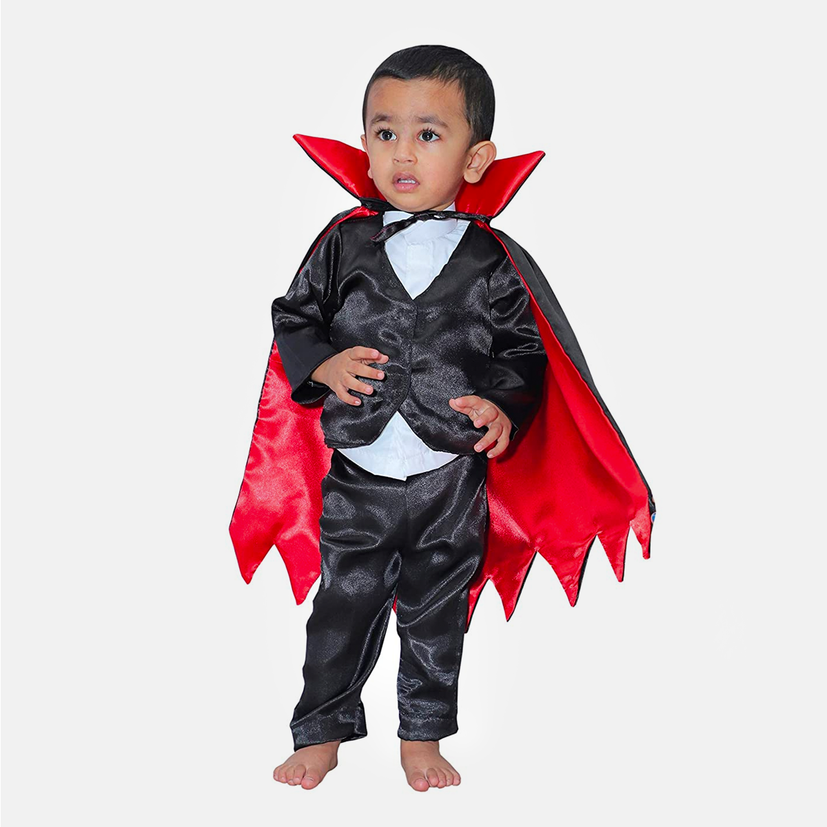 Kids Ghost Halloween Black Scary California Cosplay Fly Gown costume - Vampire