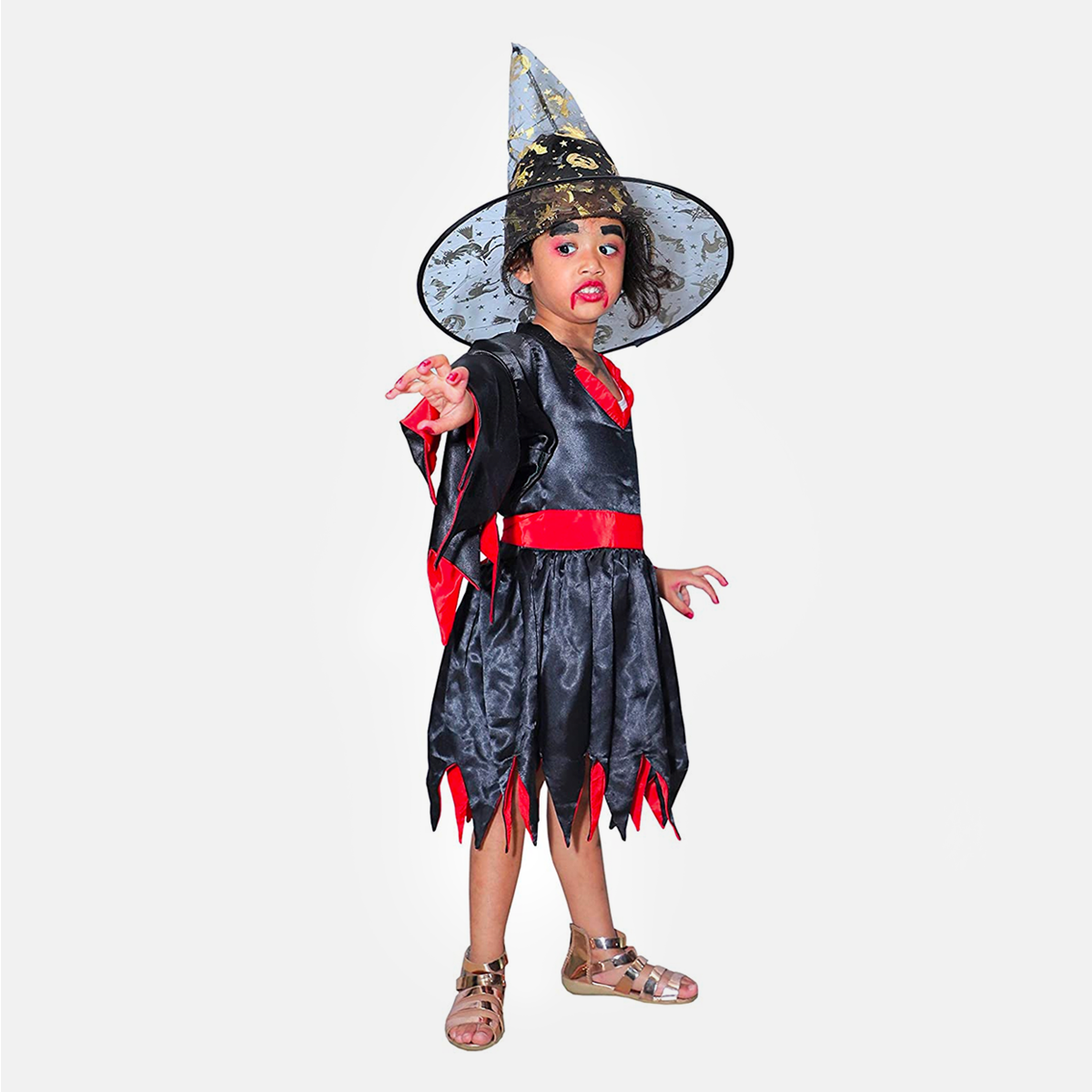 Halloween for Girls, Frock Style California Cosplay Costume in Multiple Colours - CutCut_Frock