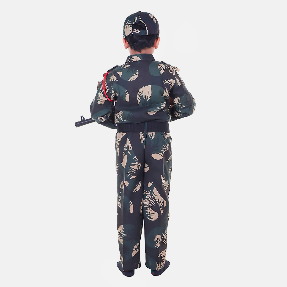 Army Dress for Kids, Polyester Fabric Indian Military Soldier