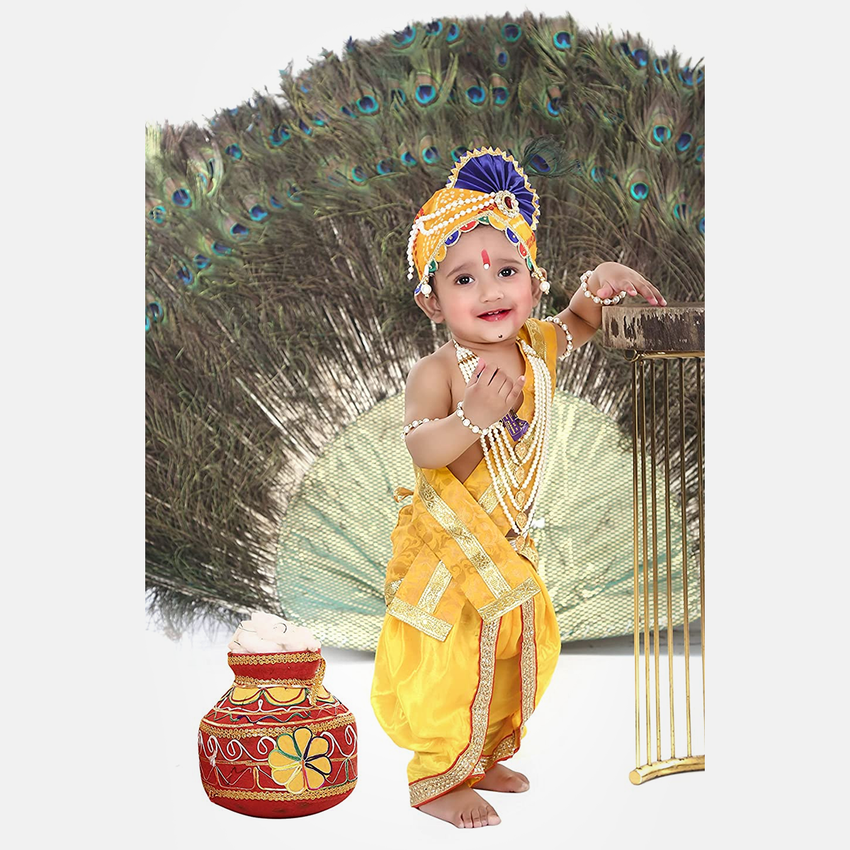 Top 157+ krishna dress for baby girl super hot - seven.edu.vn